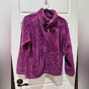 Columbia Kids Fleece Jacket in Purple| Quarter zip